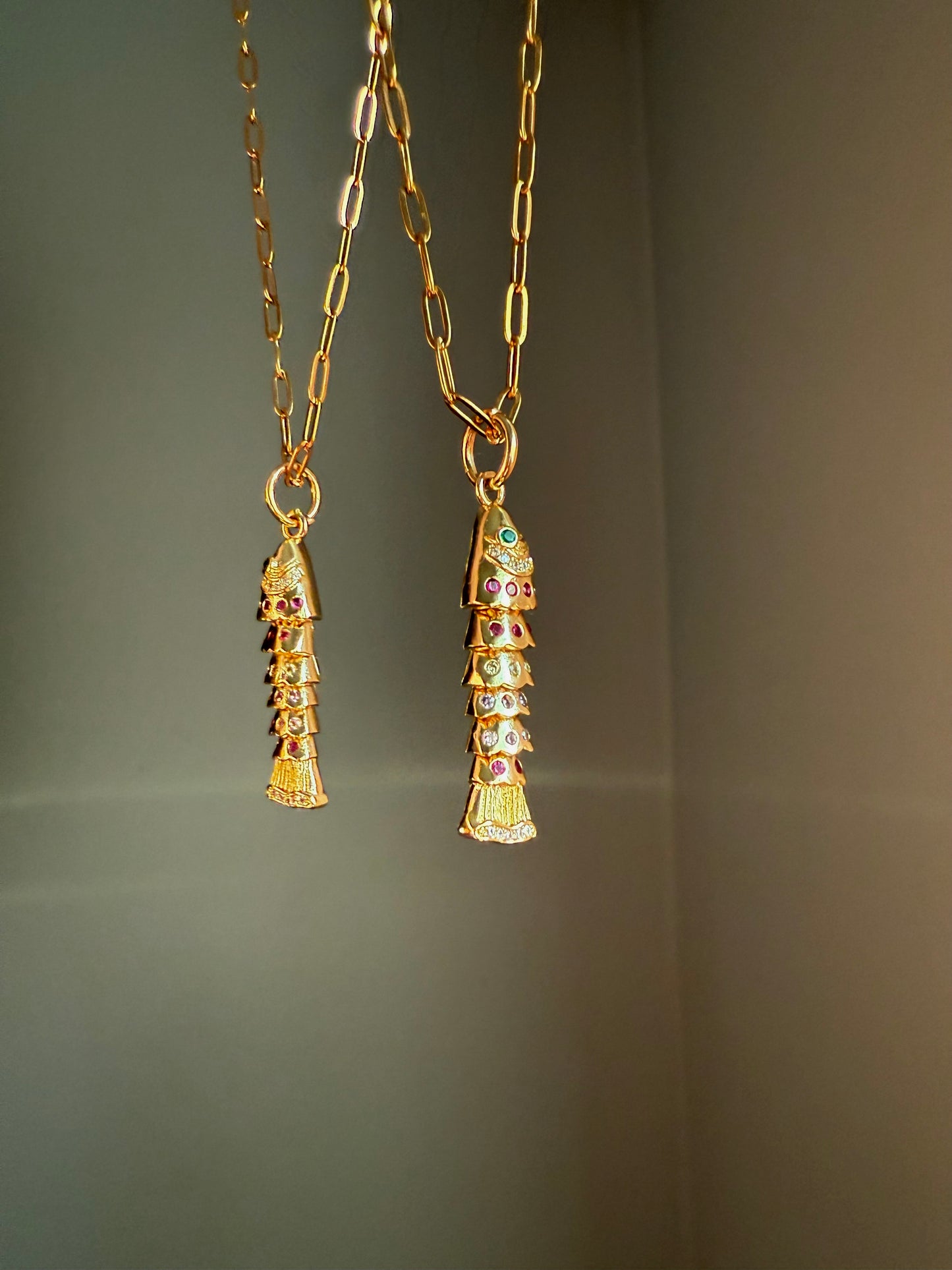 Sparkly Fish Necklace