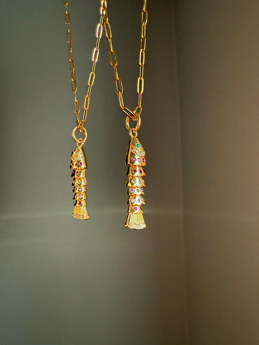 Sparkly Fish Necklace