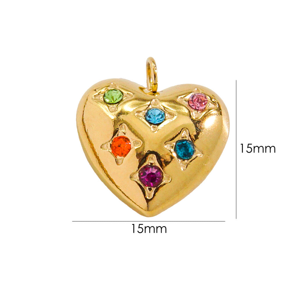 Mini Bling Heart Necklace