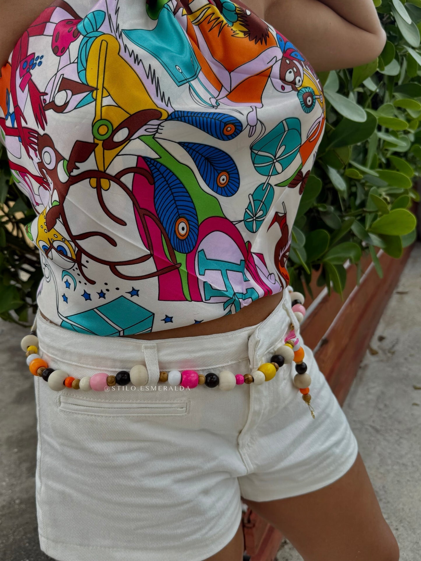 Limoncello Beaded Belt