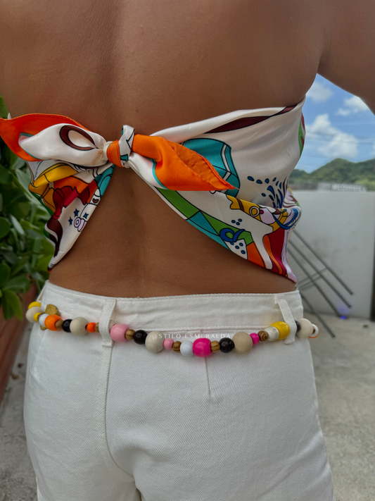 Limoncello Beaded Belt